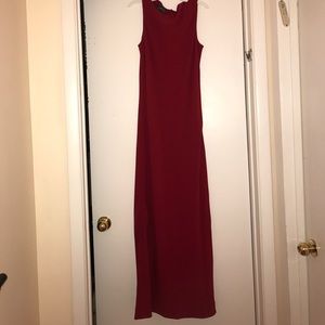 Dresses | Long Red Ralph Lauren Dress | Poshmark